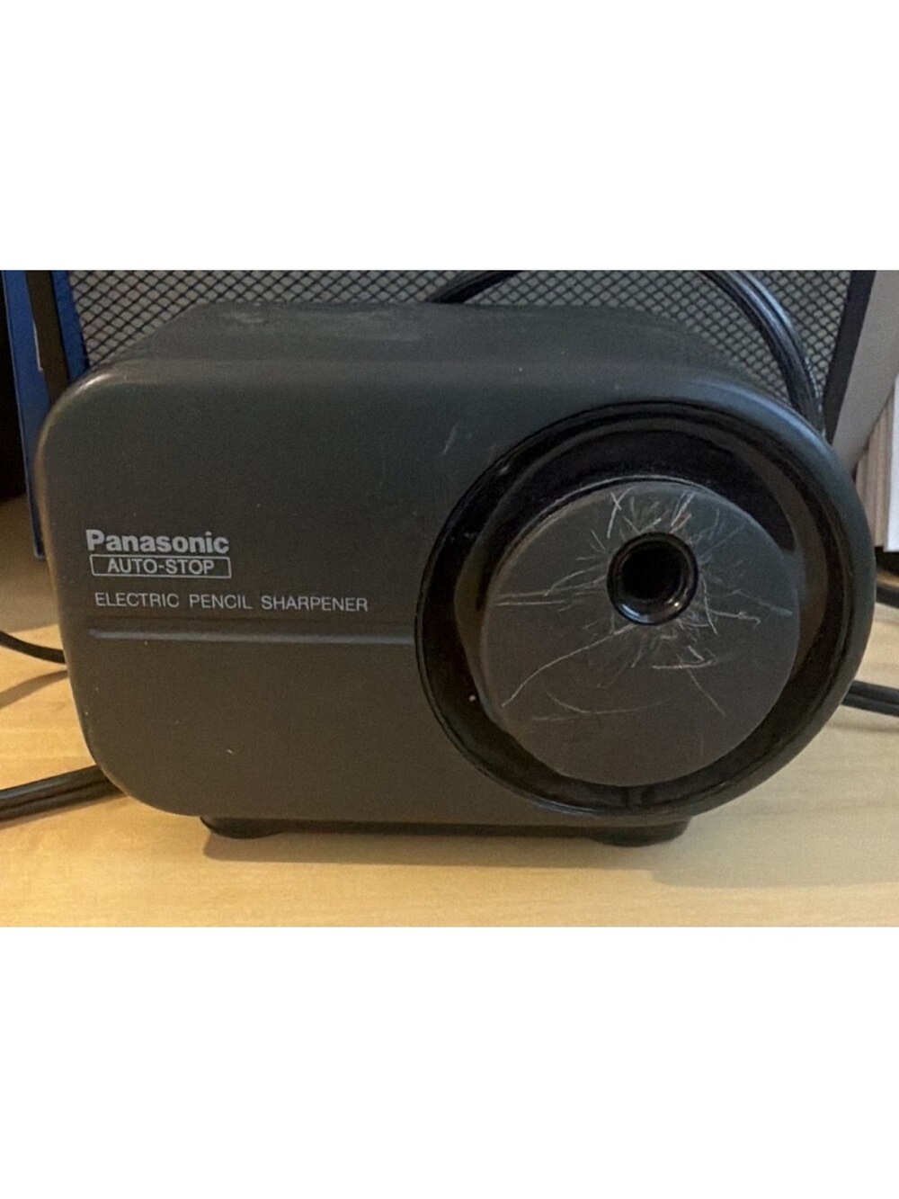 Panasonic Auto-Stop Electric Pencil Sharpener - Dark Grey Model KP-350